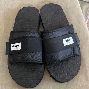 And1 Black Adjustable Pool Slides Size 11